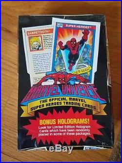 Marvel Comics Card Sealed Boxes Series 1,2,3 & 4 1990 Thru 1993 Dont Miss Out