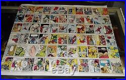 Marvel Comics Complete Set of 66 Trading Cards Donruss 1966 VG-EX