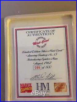 Marvel Comics Highland Mint Collection Amazing Fantasy No15 1996 Silver Mint