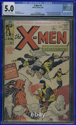 Marvel Comics X-Men (1963) Issue #1 CGC 5.0 Off-White to White