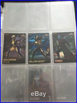 Marvel Contest of Champions Dave Busters COMPLETE Card Set 75 Mixed Foil Nonfoil