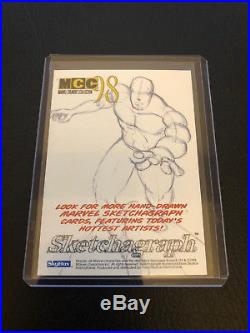 Marvel Creators Collection 1998 Sketch Card Sketchagraph Psylocke (Ed Benes)