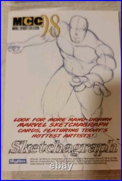Marvel Creators Collection 1998 SkyBox Namor Sketchagraph Manny Clark Card Lot