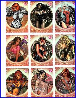 Marvel Dangerous Divas Sultry Seductresses S1 -S9 card set