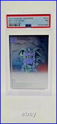 Marvel Doctor Doom H-4 Impel Marvel Universe 1991 Near Mint PSA 7