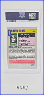 Marvel Doctor Doom H-4 Impel Marvel Universe 1991 Near Mint PSA 7