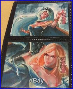 Marvel Dual 2 Puzzle Sketch Cards by Mary Jane Parajon Sketchafex Rittenhouse X