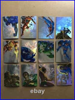 Marvel Flair Annual 1995 Fleer Holo Blast Set of 12 Chase Trading Cards