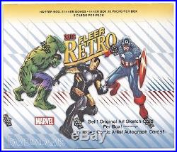 Marvel Fleer Retro Trading Cards Hobby Box (Upper Deck 2015)