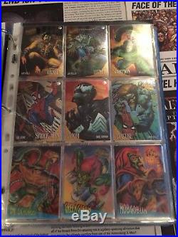 Marvel Fleer Ultra Spiderman Premier Edition 1995 All Chase Sub Sets Album