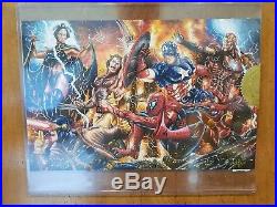 Marvel Greatest Battles Mick and Matt Glebe Avengers vs X Men 4x sketch card ap