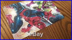 Marvel Greatest Battles Spiderman Sketch Card By Mick & Matt Glebe