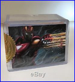 Marvel Greatest Heroes 2012 Mick Glebe Iron Man Sketch Card 6 Case Incentive