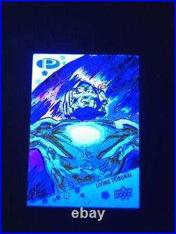 Marvel Living Tribunal 1/1 Sketch Card By Aries Melo 2021 Upper Deck PREMIER