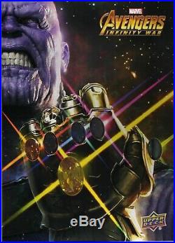 Marvel MCU Avengers Infinity War 5x7 Gauntlet Stone Marathon Relic Achievement