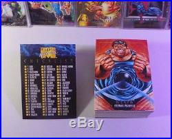 Marvel Masterpieces 1992 COMPLETE 100 Card Set & Complete 5 Card Subset NM/MT
