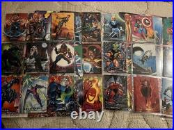Marvel Masterpieces 1992 Complete Base Set 100 Cards Skybox Joe Jusko