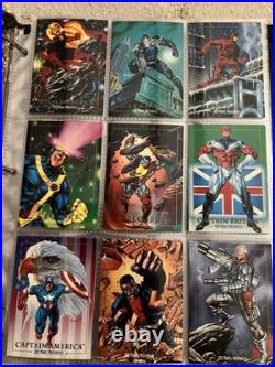 Marvel Masterpieces 1992 Complete Base Set 100 Cards Skybox Joe Jusko