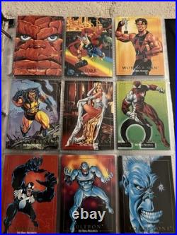 Marvel Masterpieces 1992 Complete Base Set 100 Cards Skybox Joe Jusko