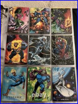Marvel Masterpieces 1992 Complete Base Set 100 Cards Skybox Joe Jusko