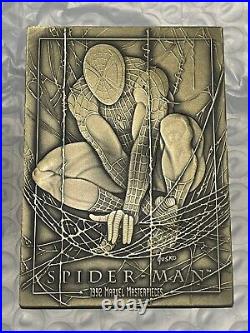 Marvel Masterpieces 1992 Spider-Man Bronze Jusko FPG Variant Card Rare 100