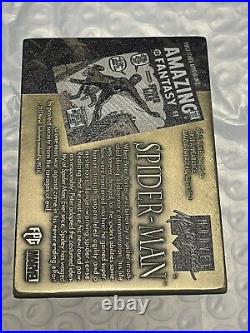 Marvel Masterpieces 1992 Spider-Man Bronze Jusko FPG Variant Card Rare 100