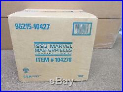 Marvel Masterpieces 1993 Sealed Case Of 20 Boxes Trading Cards 36 Pks Per Box