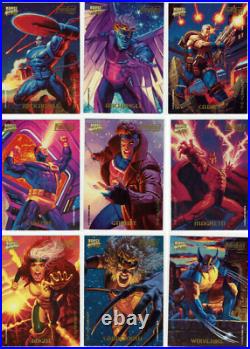 Marvel Masterpieces 1994 Complete 9 Card Foil Powerblast Chase Insert Set