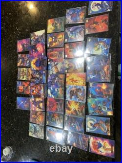Marvel Masterpieces 1994 Gold Foil Signature Series Fleer 36 Cards +120 Reg