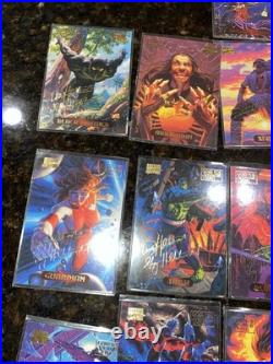 Marvel Masterpieces 1994 Gold Foil Signature Series Fleer 36 Cards +120 Reg