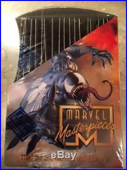 Marvel Masterpieces 1996 Blister Pack Box. 18 Sealed Blister Packs