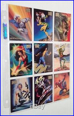 Marvel Masterpieces 1996 Complete 99 Card Set Minus 1 Julie Bell Boris Vallejo