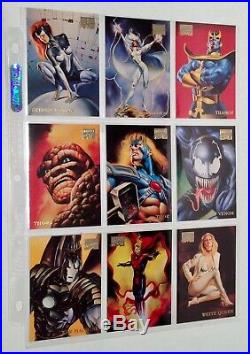 Marvel Masterpieces 1996 Complete 99 Card Set Minus 1 Julie Bell Boris Vallejo