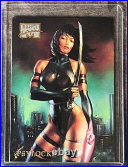 Marvel Masterpieces 1996 Psylocke #35 NM+ IMMACULATE READY TO GRADE