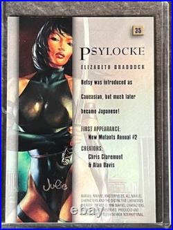 Marvel Masterpieces 1996 Psylocke #35 NM+ IMMACULATE READY TO GRADE