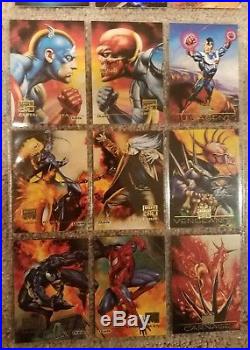 Marvel Masterpieces 1996 complete 100 base set. NM+ VERY RARE! BORIS, JULIE BELL