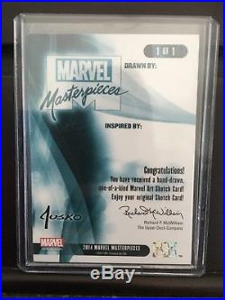 Marvel Masterpieces 2016 Blank AP Sketch Card Extremely Rare
