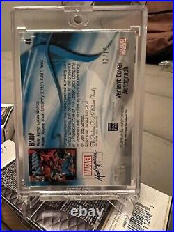Marvel Masterpieces 2022 Bishop Cover Variant ON CARD Autograph 02/10