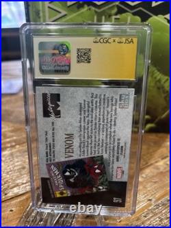 Marvel Masterpieces 92 (2024) Venom CGC Gem Mint 10 / Auto 9