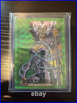 Marvel Masterpieces'92 Platinum Deathbird Emerald Surge #95 Serial #10 SkyBox