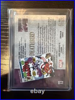 Marvel Masterpieces'92 Platinum Deathbird Emerald Surge #95 Serial #10 SkyBox