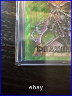 Marvel Masterpieces'92 Platinum Deathbird Emerald Surge #95 Serial #10 SkyBox