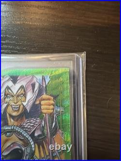 Marvel Masterpieces'92 Platinum Deathbird Emerald Surge #95 Serial #10 SkyBox
