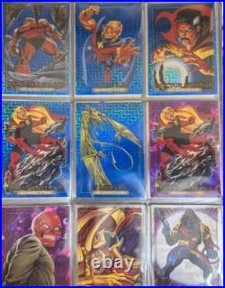 Marvel Masterpieces 92 Platinum-FULL Base Set ++ 45 parallels-CHECK description Marvel Masterpieces 92 Platinum-FULL Base Set ++ 45 parallels-CHECK description