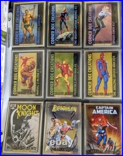 Marvel Masterpieces 92 Platinum-FULL Base Set ++ 45 parallels-CHECK description Marvel Masterpieces 92 Platinum-FULL Base Set ++ 45 parallels-CHECK description