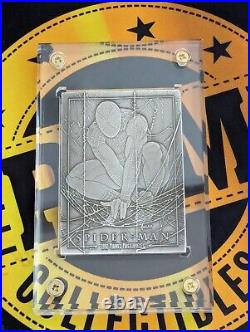 Marvel Masterpieces Jusko Spider-Man Kickstarter Silver FS. 999 Card #4/14 RARE