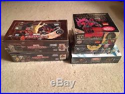 Marvel Masterpieces Sealed Unopened Box Lot 2016 2008 1993 1992 Joe Jusko
