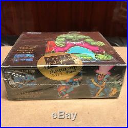 Marvel Masterpieces Series 1 and 2 Trading Cards 1992 1993 Factory Sealed Box
