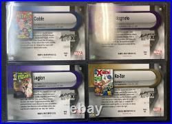 Marvel Masterpieces XL Card Lot Groot, Cable, Emma Frost, Madusa, Ka-Zar +More