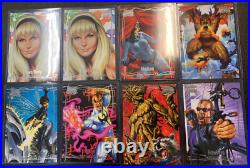 Marvel Masterpieces XL Card Lot Groot, Cable, Emma Frost, Madusa, Ka-Zar +More